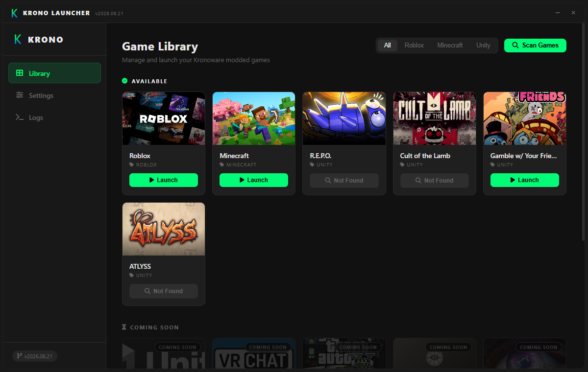 Kronoware Launcher