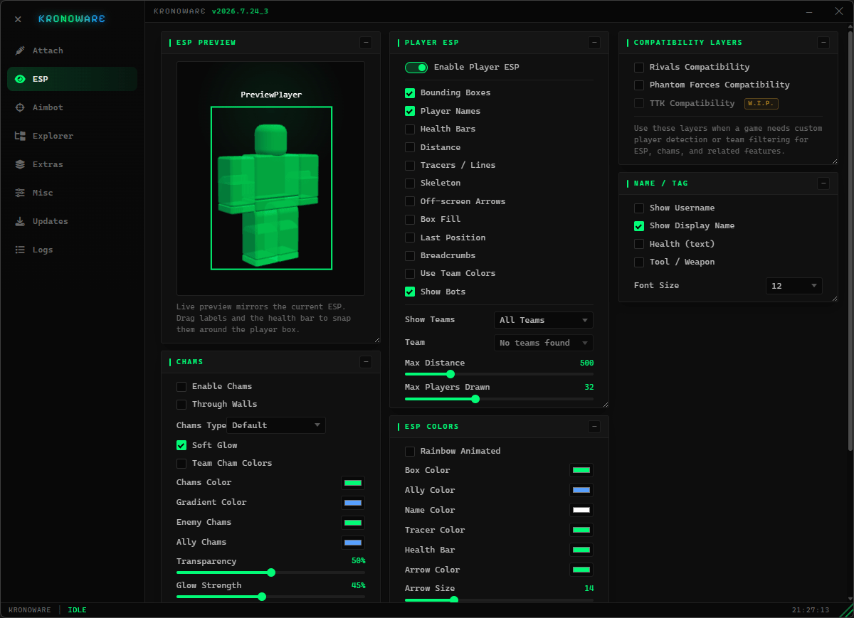 Kronoware software preview